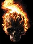 pic for 3D burning skull